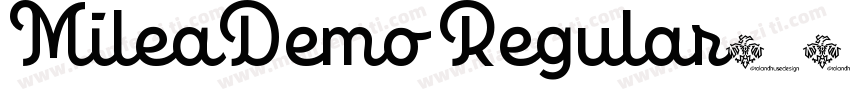 MileaDemo Regular字体转换